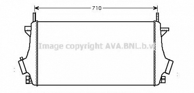 AVA QUALITY COOLING ol4476 -  Интеркулер